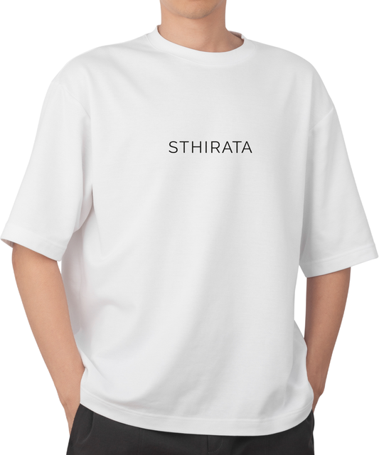 LEXA “STHIRATA” — Oversized Minimal Stability Tee