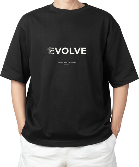 LEXA “EVOLVE” — Oversized Progressive Statement Tee