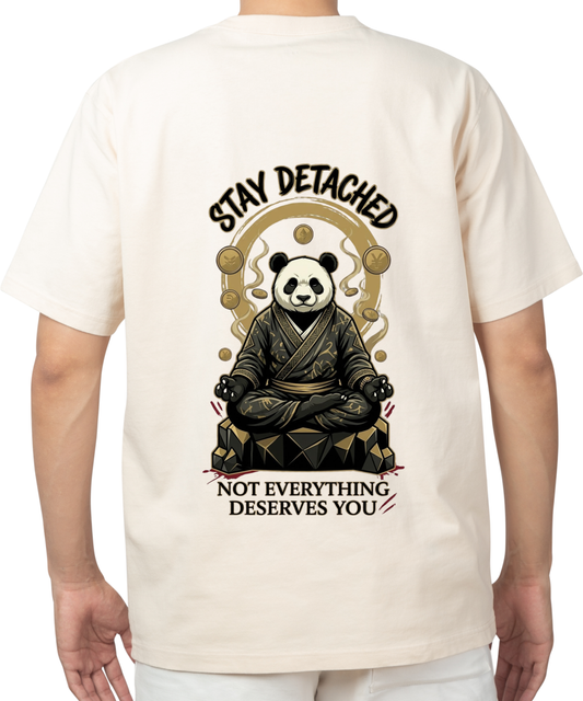 Stay Detached Oversized Tee – Unbothered Mindset